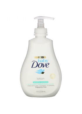 Dove, Baby, Sensitive Moisture Lotion, Fragrance Free, 13 fl oz (384 ml)