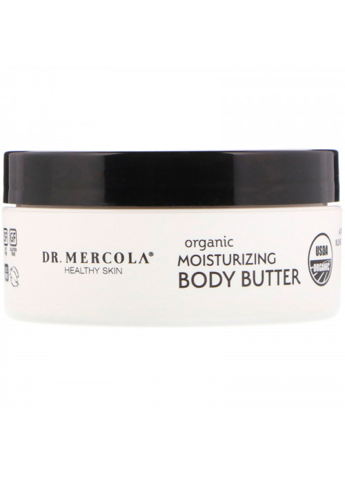 Dr. Mercola, Organic Moisturizing Body Butter, Unscented, 4 oz (113 g)