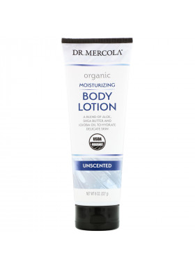Dr. Mercola, Organic Moisturizing Body Lotion, Unscented, 8 oz (227 g)