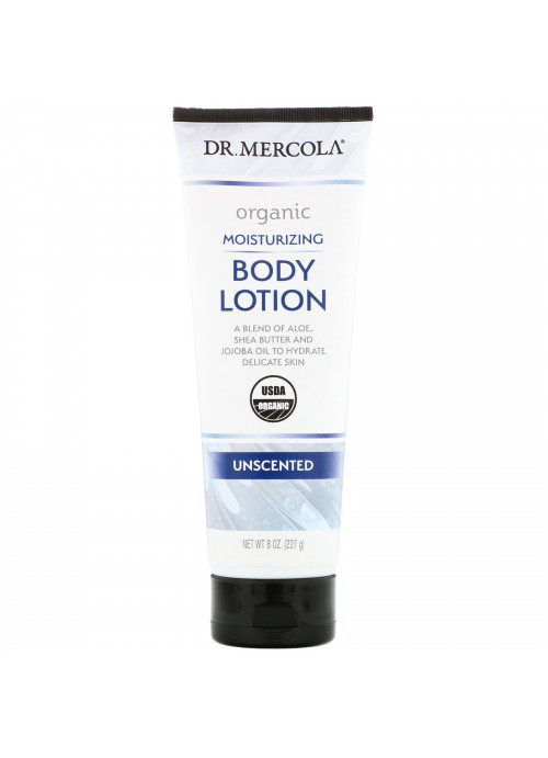 Dr. Mercola, Organic Moisturizing Body Lotion, Unscented, 8 oz (227 g)