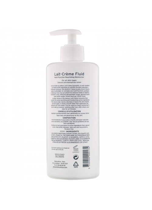 Embryolisse, Lait-Creme Fluide, Multi-Function Nourishing Moisturizer, 16.90 fl oz (500 ml)