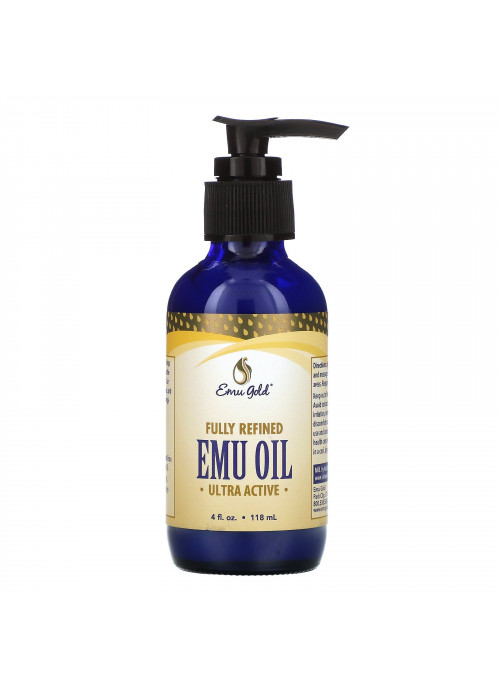Emu Gold, Fully Refined Emu Oil, Ultra Active, 4 fl oz (118 ml)