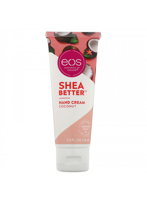 EOS, Shea Better, Hand Cream, Coconut, 2.5 fl oz (74 ml)