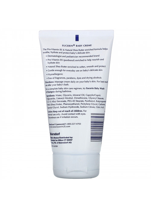 Eucerin, Baby, Creme, 5 oz (141 g)