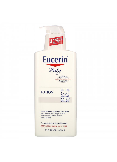 Eucerin, Baby, Lotion, Fragrance Free, 13.5 fl oz (400 ml)