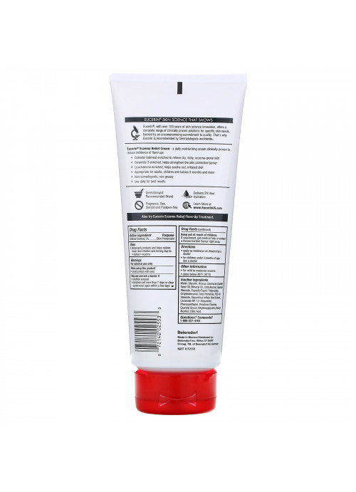 Eucerin, Eczema Relief, Body Cream, Fragrance Free, 14 oz (396 g)
