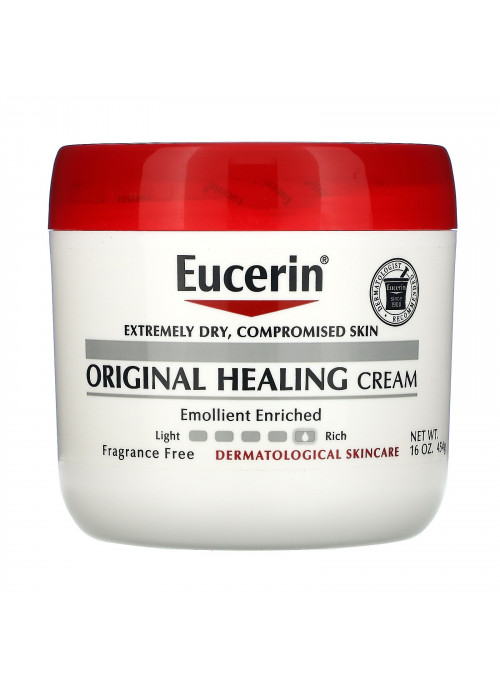 Eucerin, Original Healing Cream, For Extremely Dry, Compromised Skin, Fragrance Free, 16 oz (454 g)