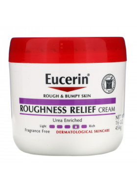 Eucerin, Roughness Relief Cream, Fragrance Free, 16 oz (454 g)