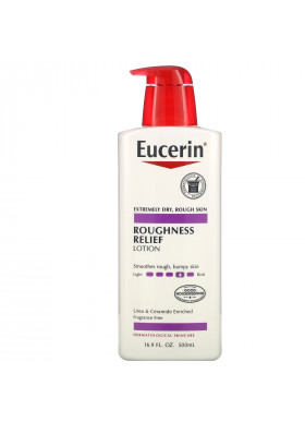 Eucerin, Roughness Relief Lotion, Fragrance Free, 16.9 fl oz (500 ml)