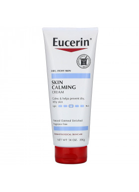 Eucerin, Skin Calming Creme, Dry, Itchy Skin, Fragrance Free, 14 oz (396 g)