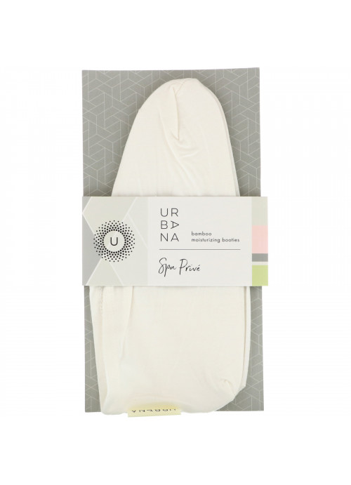 European Soaps, Urbana, Spa Prive, Bamboo Moisturizing Booties, 1 Pair