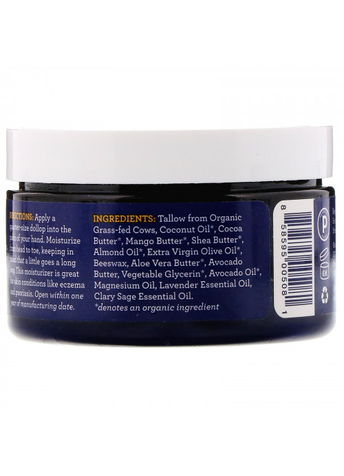 Fatco, Calming Body Butta, Lavender + Clary Sage, 4 fl oz (118 ml)
