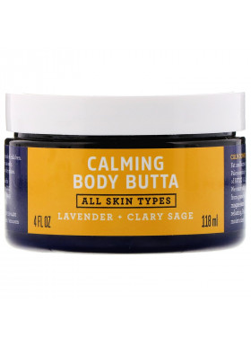 Fatco, Calming Body Butta, Lavender + Clary Sage, 4 fl oz (118 ml)
