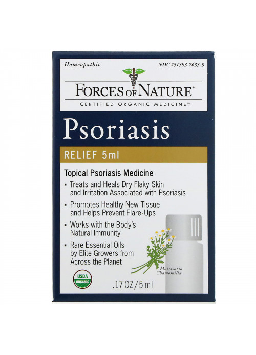 Forces of Nature, Psoriasis Relief, 0.17 oz (5 ml)
