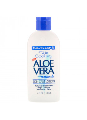 Fruit of the Earth, Aloe Vera with Naturals, Skin Care Lotion, 4 fl oz (118 ml)