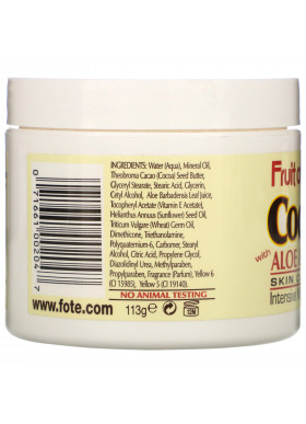 Fruit of the Earth, Cocoa Butter with Aloe & Vitamin E, 4 oz (113 g)