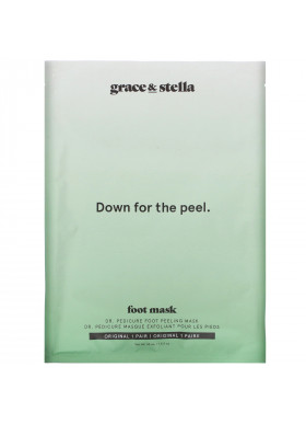 Grace & Stella, Dr. Pedicure Foot Peeling Mask, Original, 1 Pair, 1.5 fl oz (45 ml)