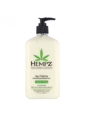 Hempz, Age Defying Herbal Body Moisturizer, Hydrate + Firming, 17 fl oz (500 ml)