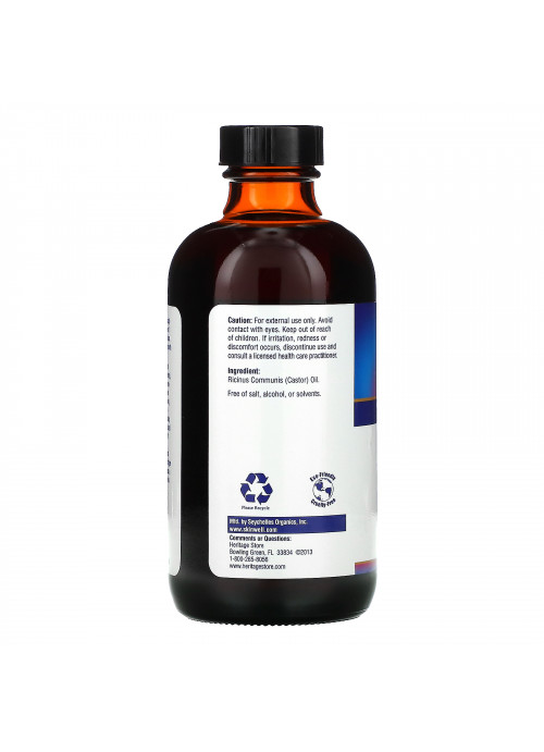Heritage Store, Black Castor Oil, 8 fl oz (240 ml)