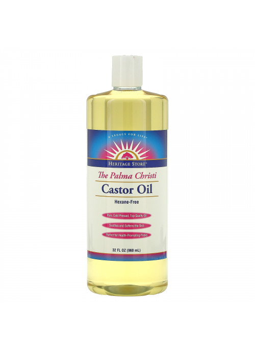 Heritage Store, The Palma Christi, Castor Oil, 32 fl oz (960 ml)