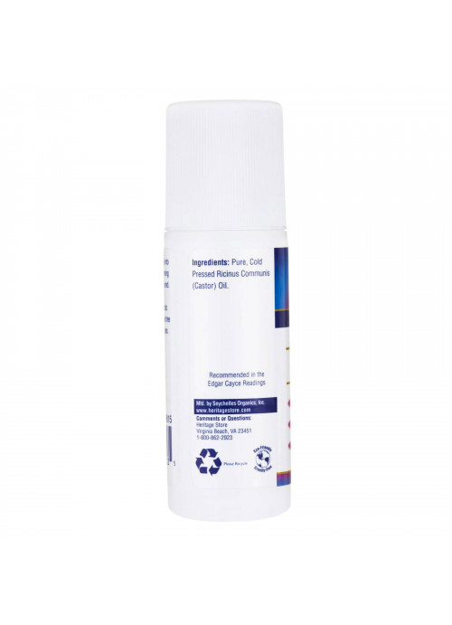Heritage Store, Castor Oil Roll-On, 3 fl oz (90 ml)