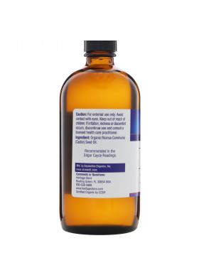 Heritage Store, Organic Castor Oil, 16 fl oz (480 ml)
