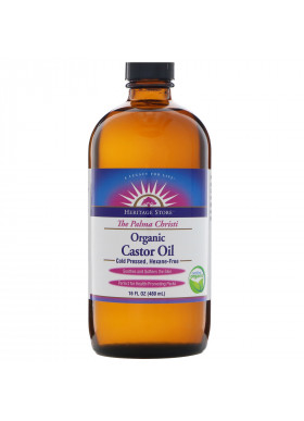Heritage Store, Organic Castor Oil, 16 fl oz (480 ml)