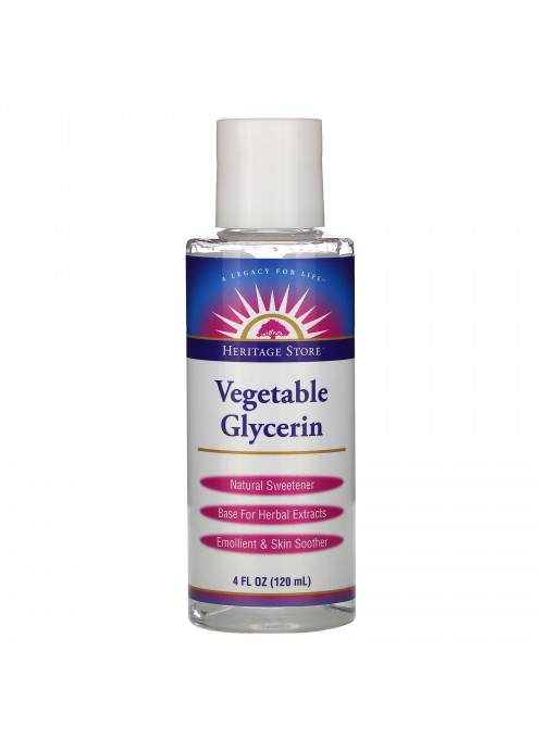Heritage Store, Vegetable Glycerin, 4 fl oz (120 ml)