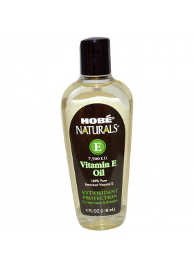 Hobe Labs, Naturals Vitamin E Oil, 7,500 IU, 4 fl oz (118 ml)