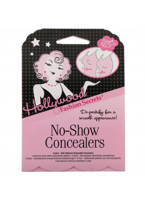 Hollywood Fashion Secrets, No-Show Concealers, 5 Pairs