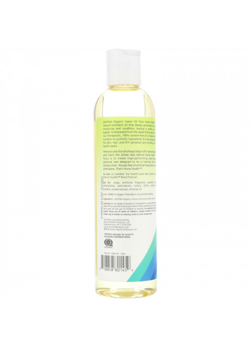 Home Health, Organic Castor Oil, 8 fl oz (236 ml)