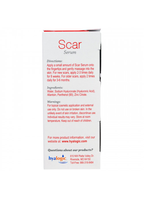 Hyalogic, Scar Serum with Hyaluronic Acid & Allantoin & B5 , 5 fl oz (15 ml)