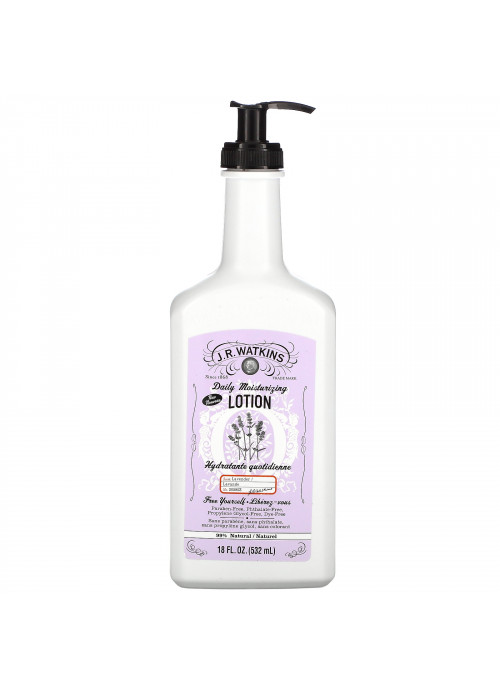 J R Watkins, Daily Moisturizing Lotion, Lavender, 18 fl oz (532 ml)