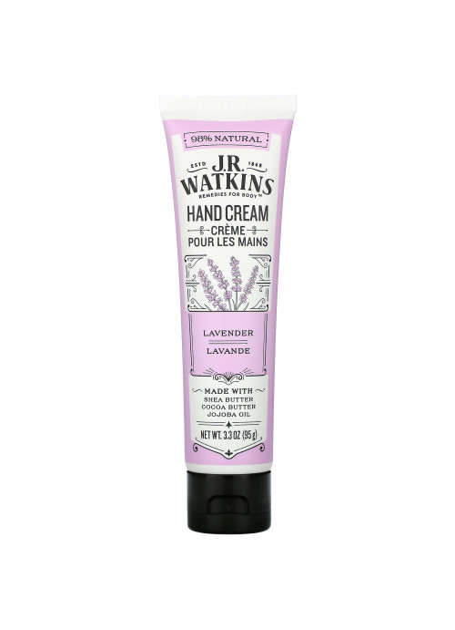 J R Watkins, Hand Cream, Lavender, 3.3 oz (95 g)