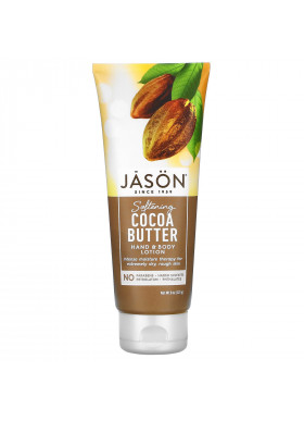 Jason Natural, Hand & Body Lotion, Softening Cocoa Butter, 8 oz (227 g)