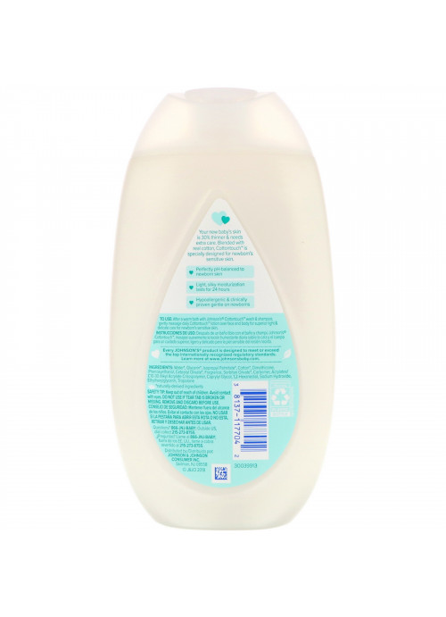 Johnson & Johnson, Cottontouch, Newborn Face & Body Lotion, 13.6 fl oz (400 ml)