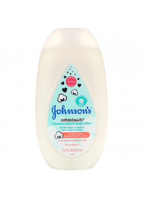 Johnson & Johnson, Cottontouch, Newborn Face & Body Lotion, 13.6 fl oz (400 ml)