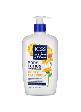Kiss My Face, Body Lotion,  Honey Calendula, 16 fl oz (473 ml)