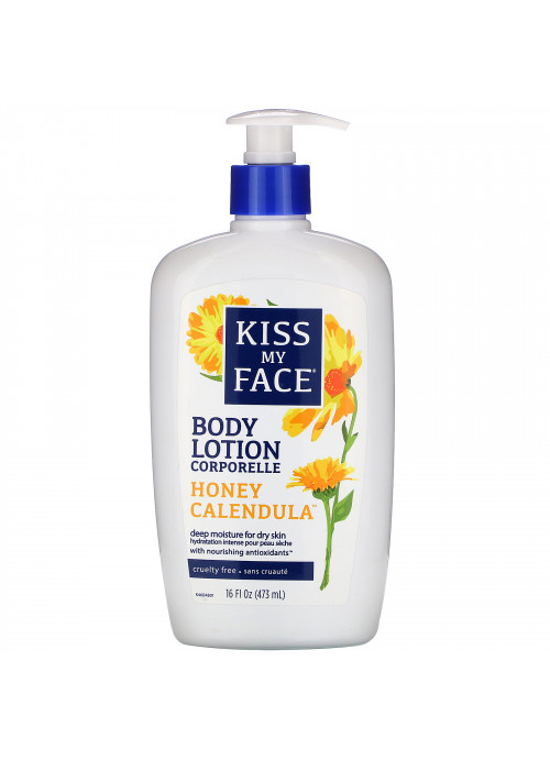 Kiss My Face, Body Lotion,  Honey Calendula, 16 fl oz (473 ml)