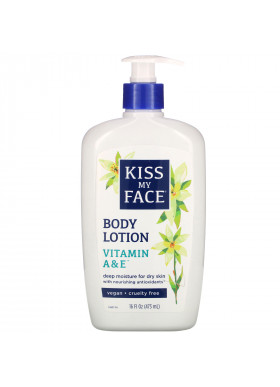 Kiss My Face, Body Lotion, Vitamin A & E, 16 fl oz (473 ml)