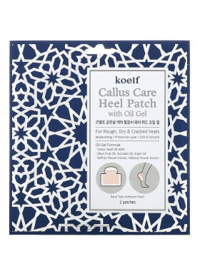 Koelf, Callus Care Heel Patch with Oil Gel, 3 Pouches