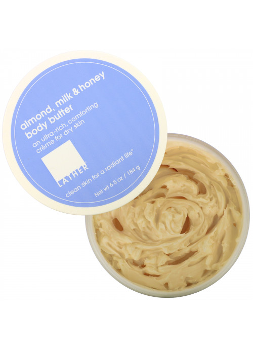 Lather, Almond, Milk & Honey Body Butter, 6.5 oz (184 g)
