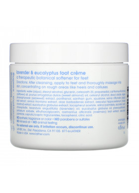 Lather, Lavender & Eucalyptus Foot Creme, 4 oz (113 g)