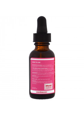 Leven Rose, 100% Pure & Organic Pomegranate Seed Oil, 1 fl oz (30 ml)