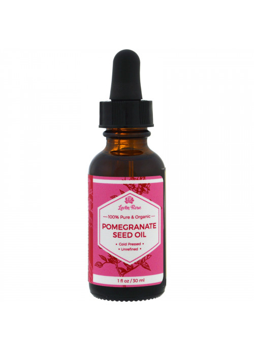 Leven Rose, 100% Pure & Organic Pomegranate Seed Oil, 1 fl oz (30 ml)