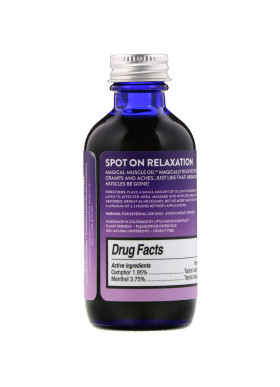 Little Moon Essentials, Magical Muscle Oil, Relieving Massage Oil, 2 oz (59 ml)