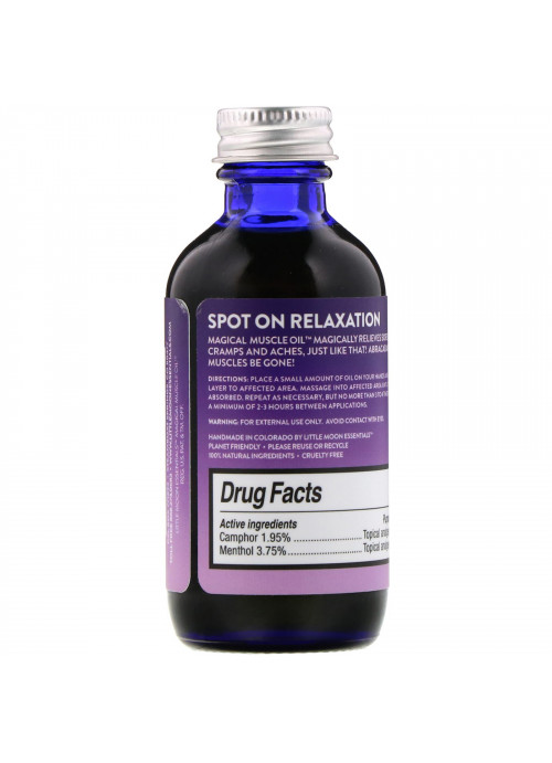 Little Moon Essentials, Magical Muscle Oil, Relieving Massage Oil, 2 oz (59 ml)