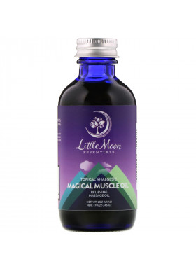 Little Moon Essentials, Magical Muscle Oil, Relieving Massage Oil, 2 oz (59 ml)