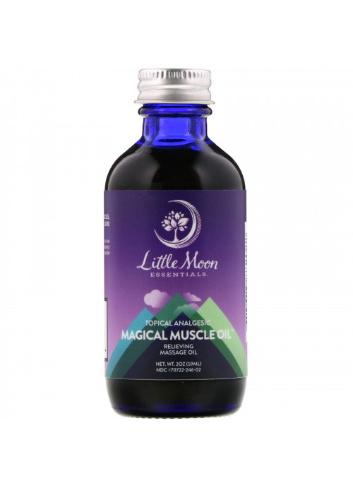 Little Moon Essentials, Magical Muscle Oil, Relieving Massage Oil, 2 oz (59 ml)