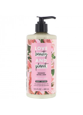 Love Beauty and Planet, Delicious Glow Body Lotion, Murumuru Butter & Rose, 13.5 fl oz (400 ml)